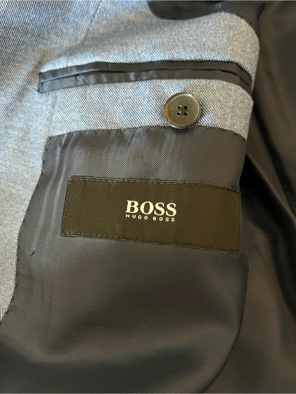 Hugo Boss Men's Charcoal Gray Two-Piece Suit